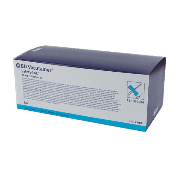 BD Vacutainer® Safety-Lok™ Kan Alma Seti 23G - 50'li Paket - Görsel 2