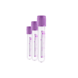 Vacusel K3EDTA Vakumlu Kan Alma Tüpü 3 ml (Mor Kapaklı) - 100'lü Paket