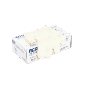 ECO Lateks Pudrasız Muayene Eldiveni Large – 100’lü Paket
